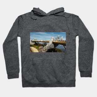 Golden Bridge Sculpture - Da Nang, Vietnam Hoodie